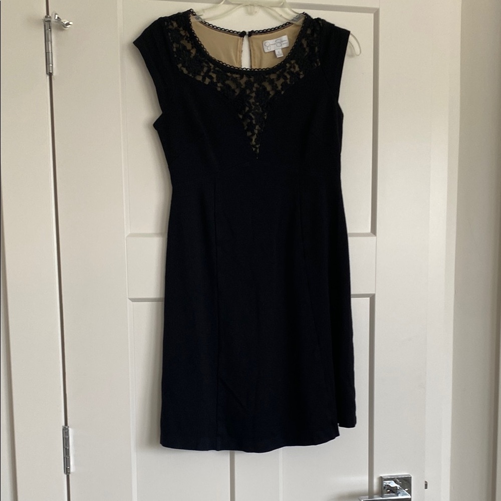 Jessica Simpson Black Lace Mini Dress